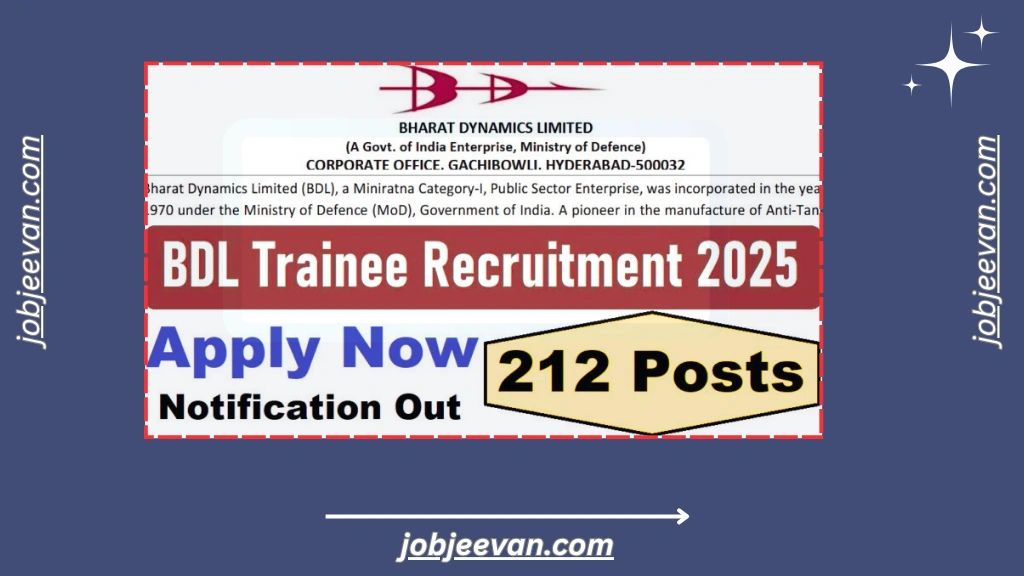 BDL Trainee Recruitment 2025