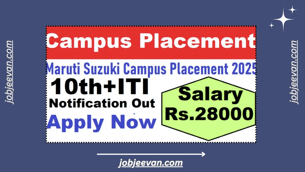 Maruti Suzuki Campus Placement 2025